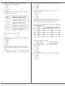 Chemistry Worksheet With Answer Key