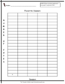 Favorite Season Kids Activity Sheets Printable pdf