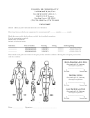 Body Pain Location Chart Printable pdf