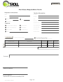 Fillable Purchase Requisition Form - Troll Systems Printable pdf