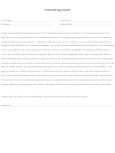 Pacient Financial Agreement Form