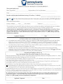 Verification Of Pennsylvania Residency Form