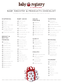 Baby Registry & Products Checklist - Snuggle Bugz