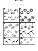 Coloring Symbols For Each 15 Minute Counting Worksheet