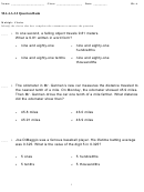 Math Test With Answer Key - Ma.4.a.2.2 Question Bank Printable pdf