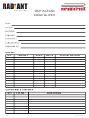 Fillable Drop-In Ceiling Submittal Sheet - Radiant Electric Heat Printable pdf