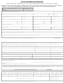 Form Bcal-3731 - Child Information Record