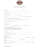 Employment Application Form Printable pdf