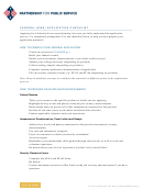 Federal Jobs Application Checklist Template - United States Office Of Personnel Management