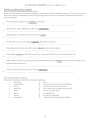 House On Mango Street Vocabulary Worksheet Template Printable pdf