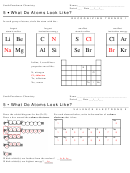 5 What Do Atoms Look Like Chemistry Worksheet With Answers - South Pasadena