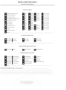 Noise Symptom Checklist Template Printable pdf