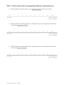 A Three-item Scale Assessing Pain Intensity And Interference Screening Checklist Template