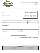 Application For Permit To Operate Public Accommodations Form - Apache County Public Health Services District Printable pdf