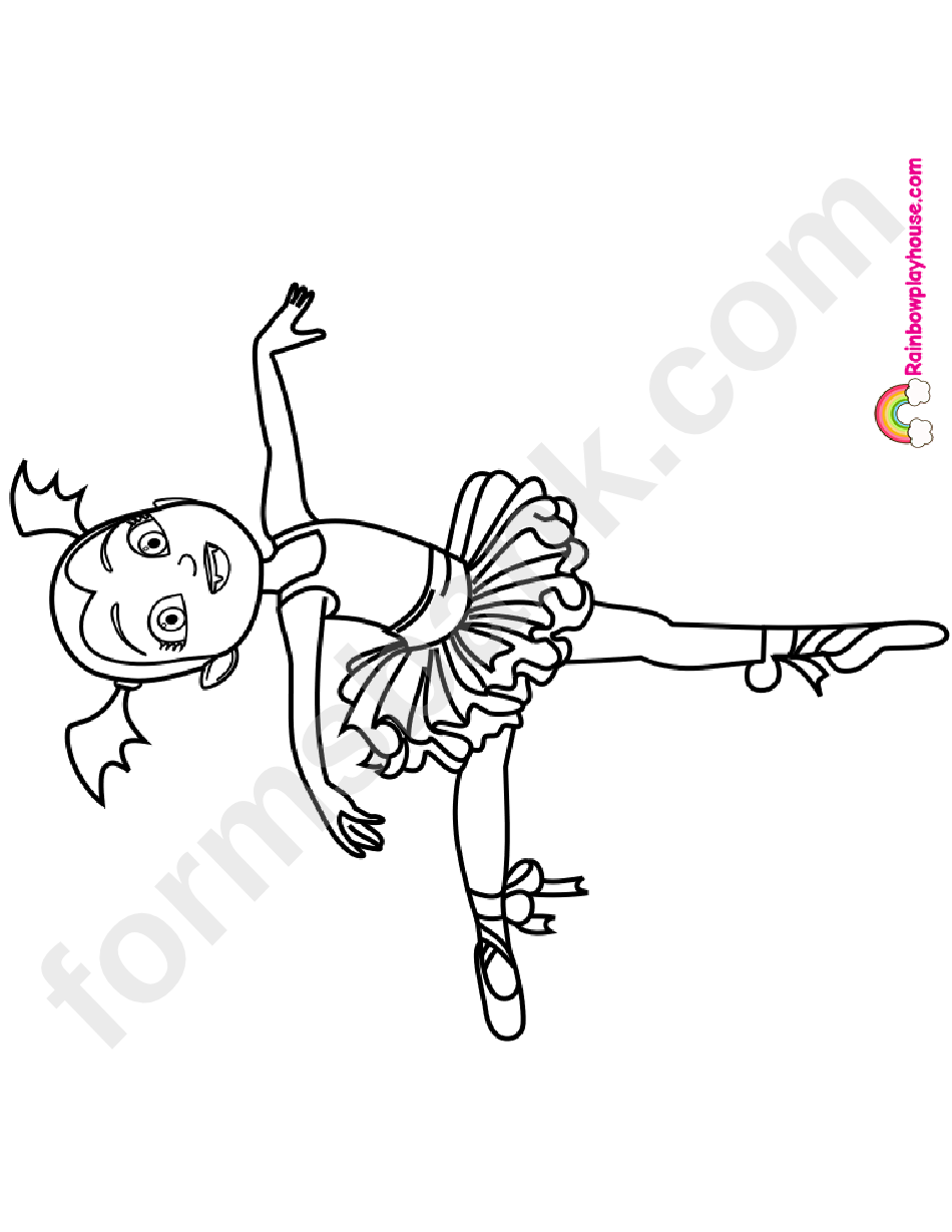 Vampirina Ballerina Coloring Sheet