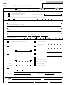 Fillable Form Ap-152- Application For Texas Identification Number Printable pdf