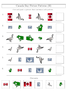 Canada Day Picture Patterns Worksheet With Answer Key Printable pdf