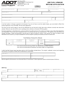 Fillable Form 96-0152 - Use Fuel Vendor Refund Application Printable pdf