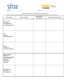 Scanning The Brain Student Organizer Template - The Human Spark