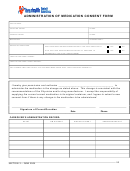 Administration Of Medication Consent Form