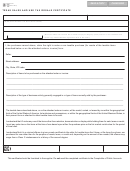 Form 01-339 - Sales And Use Tax Resale Certificate