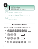 Math 201 Practice Set '- Money Worksheet