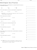 Mid Chapter Quiz Worksheet - Cambridge Centre For Sixth Form Studies