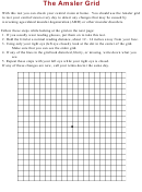 The Amsler Grid Dot Eye Exam Chart