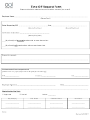 Time Off Request Form - Aoi Home Care