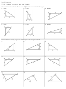 Pre-ap Geometry 7.7 Hw '- Applying Trig Ratios To Solve Right Triangles Worksheet