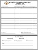 Requisition Form For The Request Of A Purchase