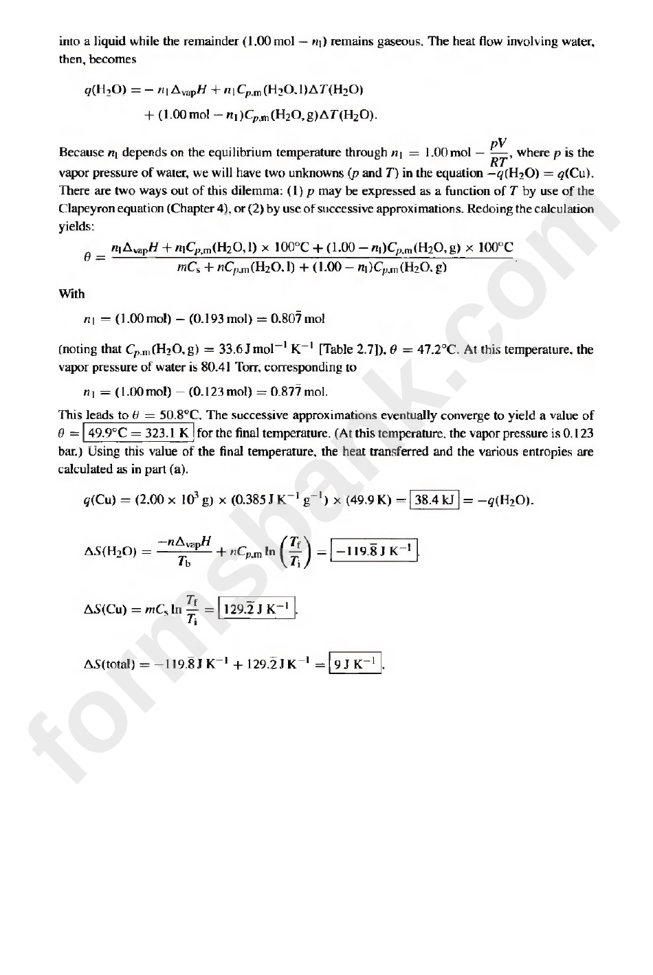 Chemistry Worksheets - Chem 340, Fall 2013