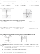 Linear Equations In Slope-intercept Form Worksheet