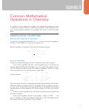 Common Mathematical Operations In Chemistry Worksheets With Answers