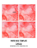 Paper Rose Template