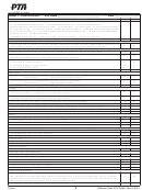 Audit Checklist Form - Pta Printable pdf