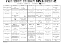 Two-week Holiday Math Challenge Chart With Answer Key