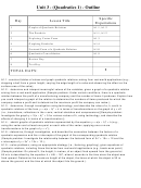 Unit 3 Quadratics Relations 1 Worksheet Printable pdf