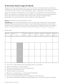A Periodic Table Logic Problem Worksheet