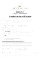 Incident/property Damage Report Form