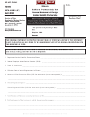 Form Upa-1003-(f) - Renewal Statement Of Foreign Limited Liability Partnership (fillible) - Illinois Secretary Of State