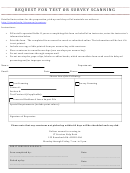 Request For Test Or Survey Scanning Form