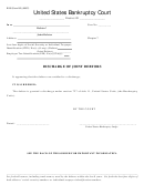 Discharge Of Joint Debtors - United States Bankruptcy Court Printable pdf