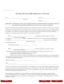 Form B23 - Debtor's Certification Of Completion Of Postpetition Instructional Course Concerning Personal Financial Management