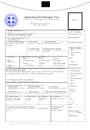 Application Form For Schengen Visa (english/esperanto)