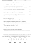 Headache History Questionnaire