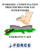 Workers Compensation Procedures For Naf Supervisors Emergency Kit
