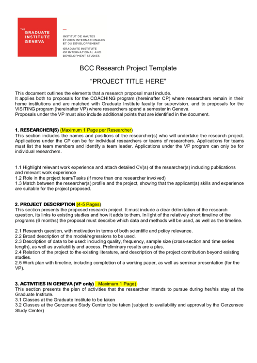Bcc Research Project Template