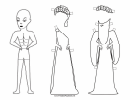 Greek Paper Doll Coloring Pages