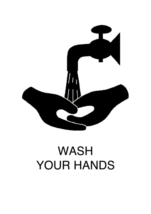 Wash Your Hands Sign Printable pdf